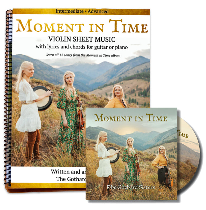 CD + Sheet Music Book - Moment in Time