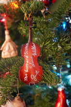 Load image into Gallery viewer, Christmas Violin Ornament (Autographed)