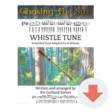 Load image into Gallery viewer, Chasing the Sun Tune for Penny Whistle (PDF)