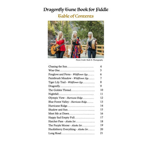 Dragonfly Tune Book for Fiddle (PDF)
