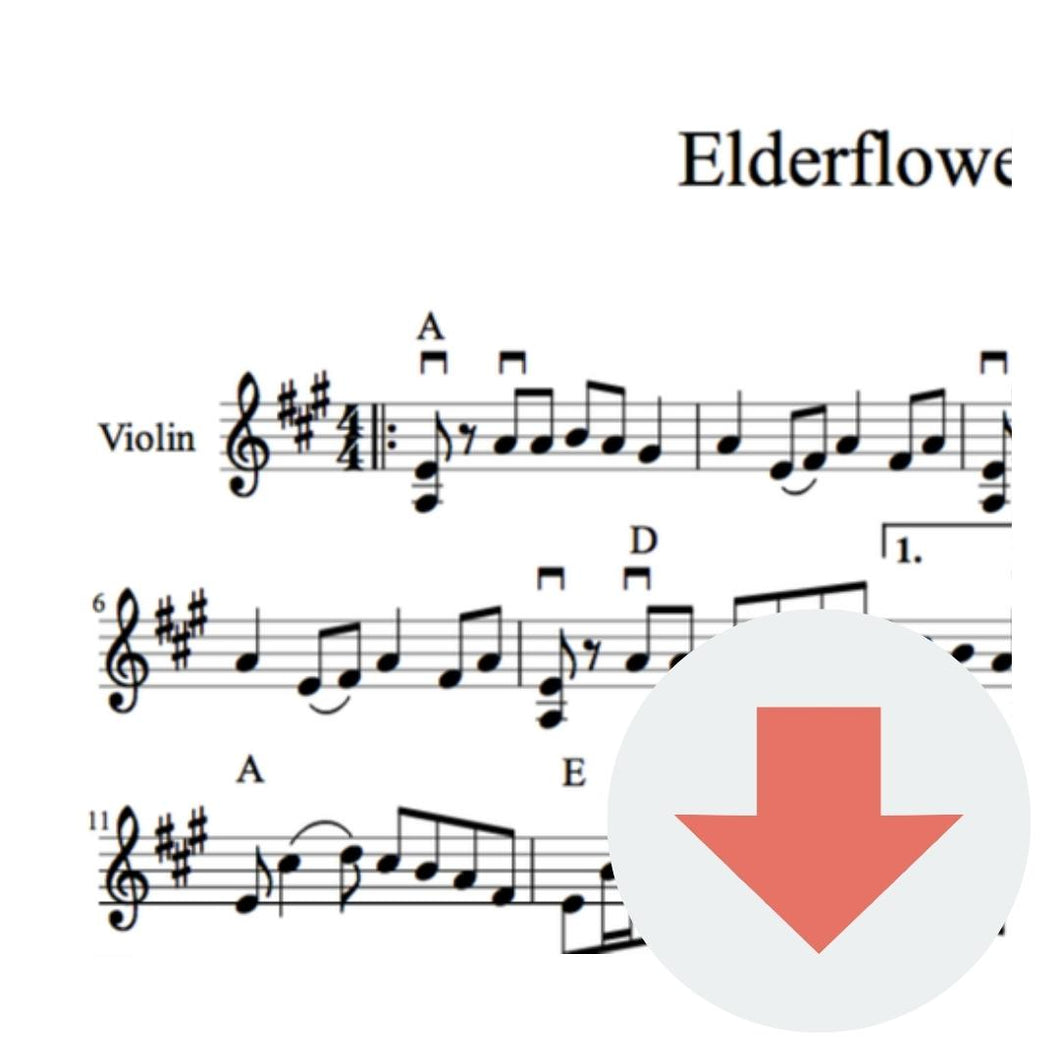 Elderflower March Tune for Fiddle (PDF)