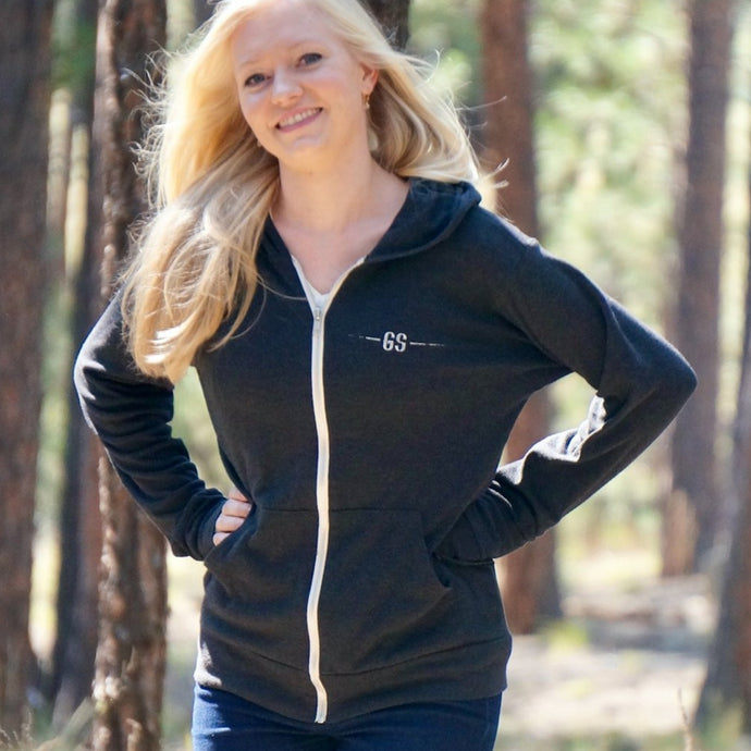 Gothard Sisters Minimal Zip-Up Hoodie