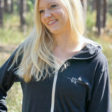 Load image into Gallery viewer, Gothard Sisters Minimal Zip-Up Hoodie