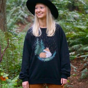 Forest Fox Pullover Sweatshirt