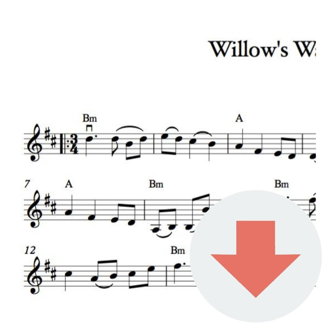 Willow's Waltz Tune for Fiddle (PDF)